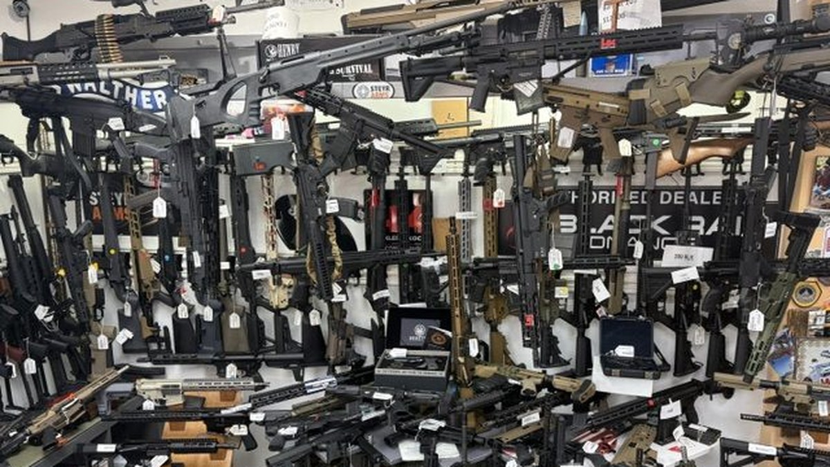 Handguns and new inventory in the shop